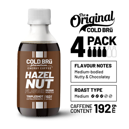 COLD BRü ENERGY COFFEE™ - Hazelnut Flavoured (200 ml 4-PACK)