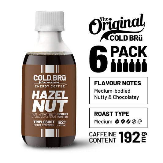 COLD BRü ENERGY COFFEE™ - Hazelnut Flavoured (200 ml 6-PACK)