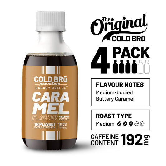 COLD BRü ENERGY COFFEE™ - Caramel Flavoured (200 ml 4-PACK)